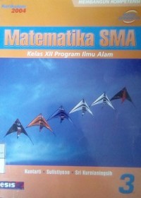 Image of Matematika SMA Kelas XII: Program Ilmu Alam