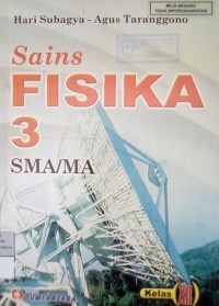 Image of Sains Fisika 3  SMA/MA