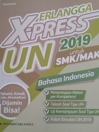 Image of Erlangga X-Press UN SMK/MAK 2019 Bahasa Indonesia