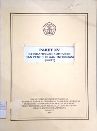 Image of Keterampilan Komputer dan Pengelolaan Informasi (KKPI)