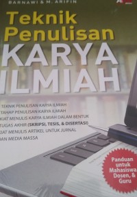Teknik Penulisan Karya Ilmiah