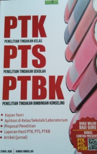PTK, PTS Dan PTBK, Penelitian Tindakan Sekolah Dan Penelitian Tindakan Bimbingan Konseling