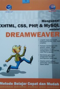 menguasai xhtml, css, php dan mysql melalui dreamweaver